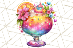 Unicorn Princess Ball Clipart PNG, Baby Unicorns Gowns Tux Product Image 5