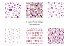 Watercolor cute unicorn clipart Be unicorn birthday set Product Image 4