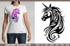 Unicorn Silhouette SVG. Unicorn SVG. Unicorn Cut File Product Image 2