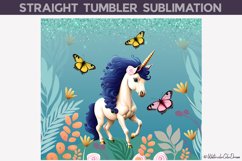 Unicorn Tumbler Wrap | Unicorn Sublimation Design Product Image 2