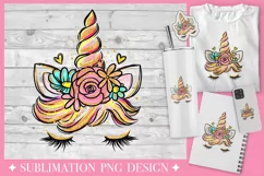  Unicorn sublimation PNG