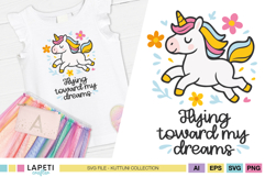 flying unicorn design