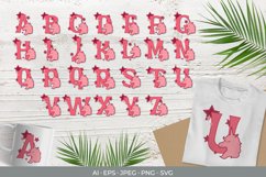 Unicorn Alphabet with Stars, A-Z Monogram Product Image 1
