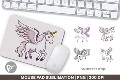 Mouse Pad Winged Unicorn Product Image 1