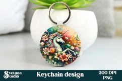 Unicorn keychain | Animal keyring | Keychain bundle Product Image 4
