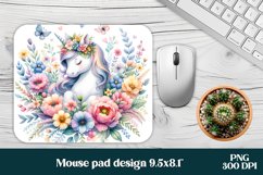 Unicorn mouse pad sublimation design Product Image 1