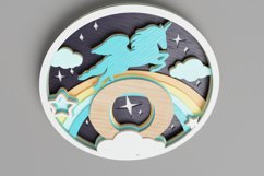 Nursery Sign Laser Cut File - Magical Unicorn Letter O Product Image 5