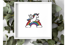 Cute Unicorn PNG Bundle | 10 Magical Fantasy Clipart Designs Product Image 4