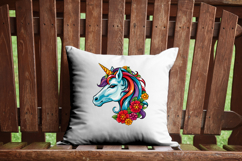 Cute Unicorn PNG Bundle | 10 Magical Fantasy Clipart Designs Product Image 9