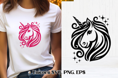 Unicorn SVG | Animal SVG | Cute unicorn clipart Product Image 1