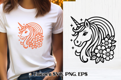 Unicorn SVG | Animal SVG | Cute unicorn clipart Product Image 1