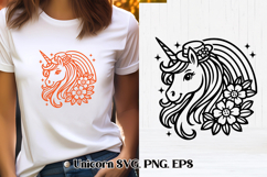 Unicorn SVG | Animal SVG | Cute unicorn clipart Product Image 1