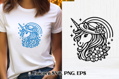 Unicorn SVG | Animal SVG | Cute unicorn clipart Product Image 1