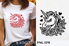 Unicorn SVG | Animal SVG | Cute unicorn clipart Product Image 1