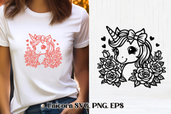 Unicorn SVG | Animal SVG | Cute unicorn clipart Product Image 1