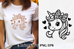 Unicorn SVG | Animal SVG | Cute unicorn clipart Product Image 1
