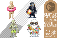 Summerween Ghouls Sublimation Product Image 1