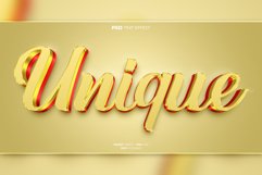 Unique 3D editable text effect Product Image 1