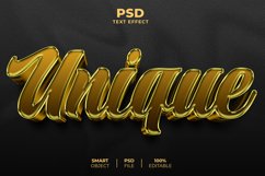 Unique 3D editable text effect Product Image 1