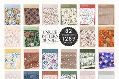 Unique Pattern Bundle Seamless Digital Paper Flowers Animals Product Image 6