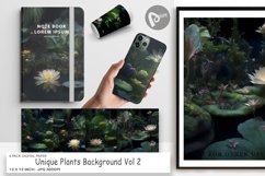 Digital Paper Unique Plants Background Product Image 1