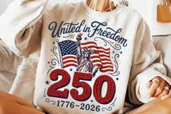 united freedom design, 250th anniversary, patriotic shirt design, usa anniversary png, freedom anniversary shirt, american pride design, 1776 2026 png, patriotic tshirt png, independence day design, usa celebration file