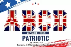 United Kingdom Flag Alphabet Union Jack Sport Varsity Letter Product Image 1