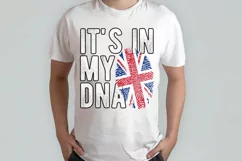 It's in my DNA UK Flag Fingerprint PNG Sublimation Product Image 2