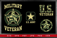 US Army Camouflage Emblems and Military Insignia 2 Product Image 2