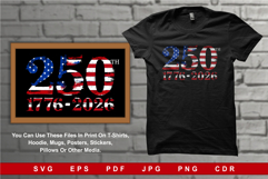 United States of America 250th anniversary 1776-2026 dates Product Image 1