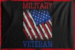 United States of America Military Veteran Flag Product Image 2