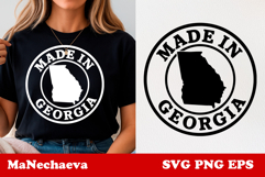 United States Postage Stamp SVG | Made in Georgia Design Product Image 1