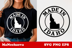 United States Postage Stamp SVG | Made in Idaho Design Product Image 1
