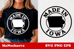 United States Postage Stamp SVG | Made in Iowa Design Product Image 1