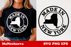 United States Postage Stamp SVG | Made in New York Design Product Image 1