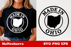 United States Postage Stamp SVG | Made in Ohio Design Product Image 1