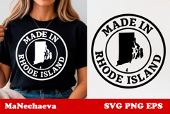 United States Postage Stamp SVG Made in Rhode Island Design Product Image 1