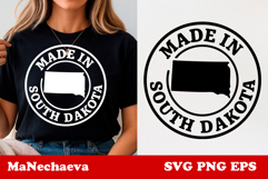 United States Postage Stamp SVG Made in South Dakota Design Product Image 1