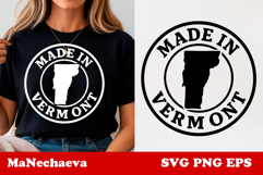 United States Postage Stamp SVG | Made in Vermont Design Product Image 1