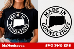 United States Postage Stamp SVG | Made in Connecticut Design Product Image 1
