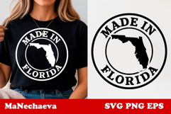United States Postage Stamp SVG | Made in Florida Design Product Image 1
