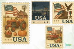 United States Stamp State 4th Of July Product Image 1