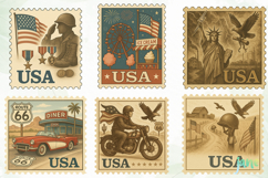 United States Stamp State 4th Of July Product Image 7