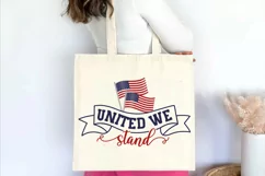 United we stand SVG , Fourth Of July SVG , Patriotic SVG Product Image 3