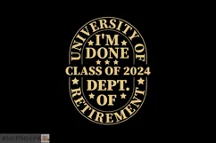 Retired, Funny Retirement Teacher SVG T-shirt Design Product Image 1