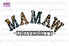Mamaw University png, Funny Mamaw design Product Image 1