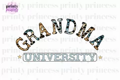 Grandma University png, Funny Grandma sublimation design Product Image 3