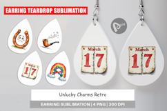 Unlucky Charms Retro Earring Product Image 1