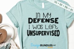 Unsupervised SVG | Funny Sarcastic SVG Product Image 1
