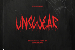 Unswear Font Product Image 1